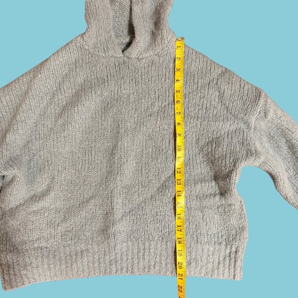 🩶 The Group by Babaton Alpaca Wool Blend Knit Hoodie (Size 2) - Picture 3 of 7